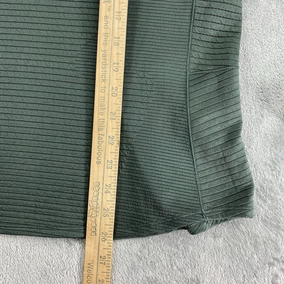 Lululemon Ventscape Half-Zip Long Sleeve Top Womens Sz 12 Smoked Spruce Athletic - Picture 11 of 12